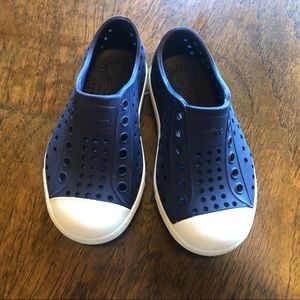 Native Jefferson Toddler Shoes- Blue